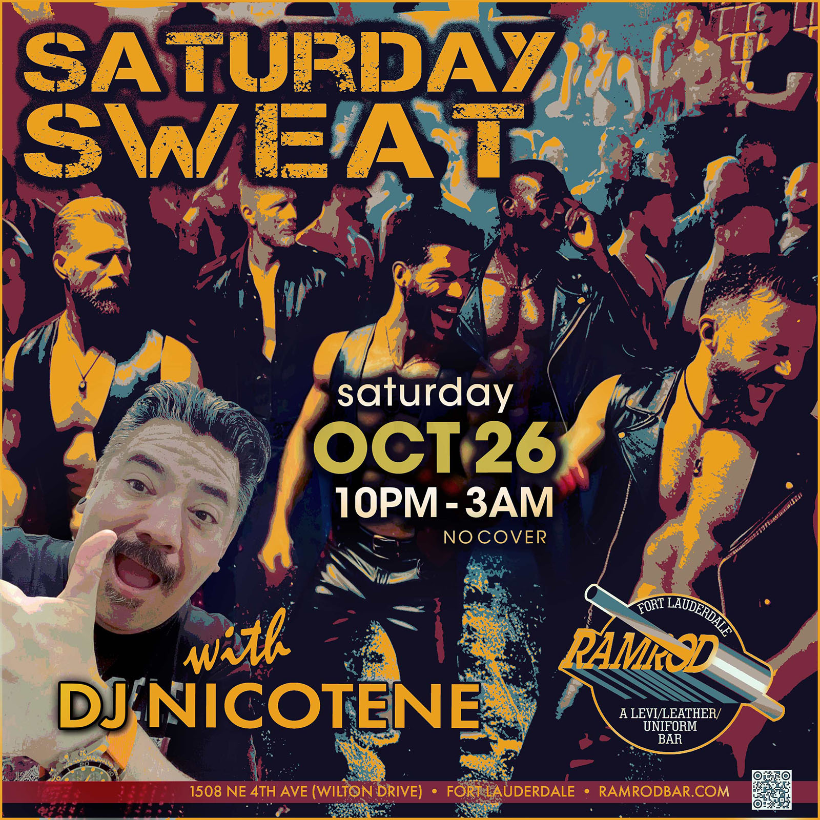 2024.10.26 Saturday Sweat at Ramrod with Music By DJ Nicotene