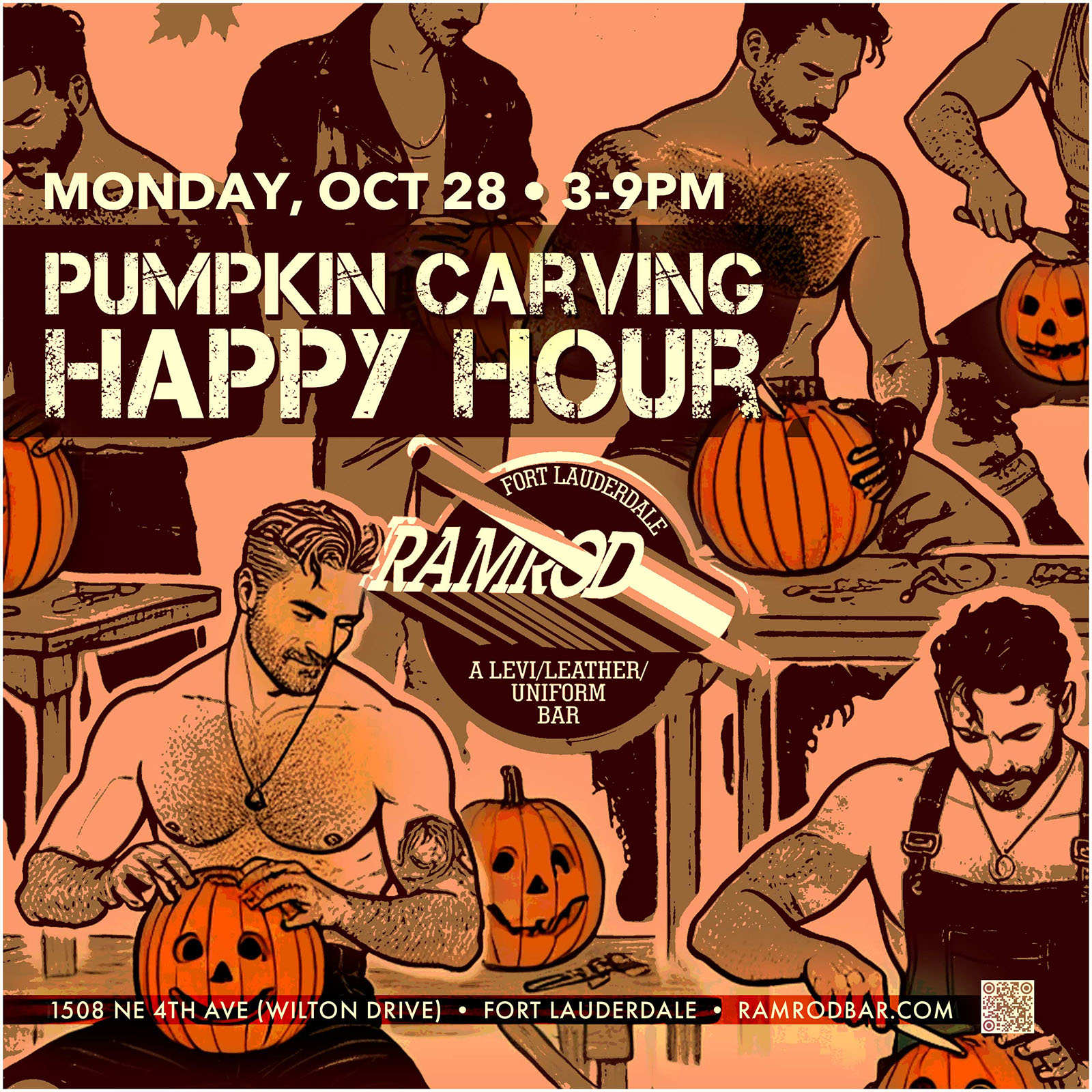 2024.10.28 Pumpkin Carving Happy Hour at Ramrod