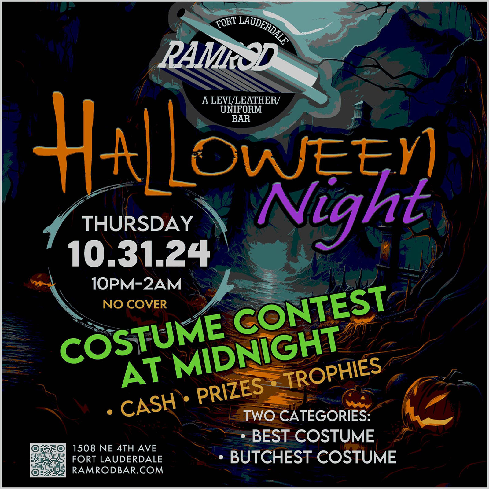 2024.10.31 Halloween Night at Ramrod Costume Contest at Midnight