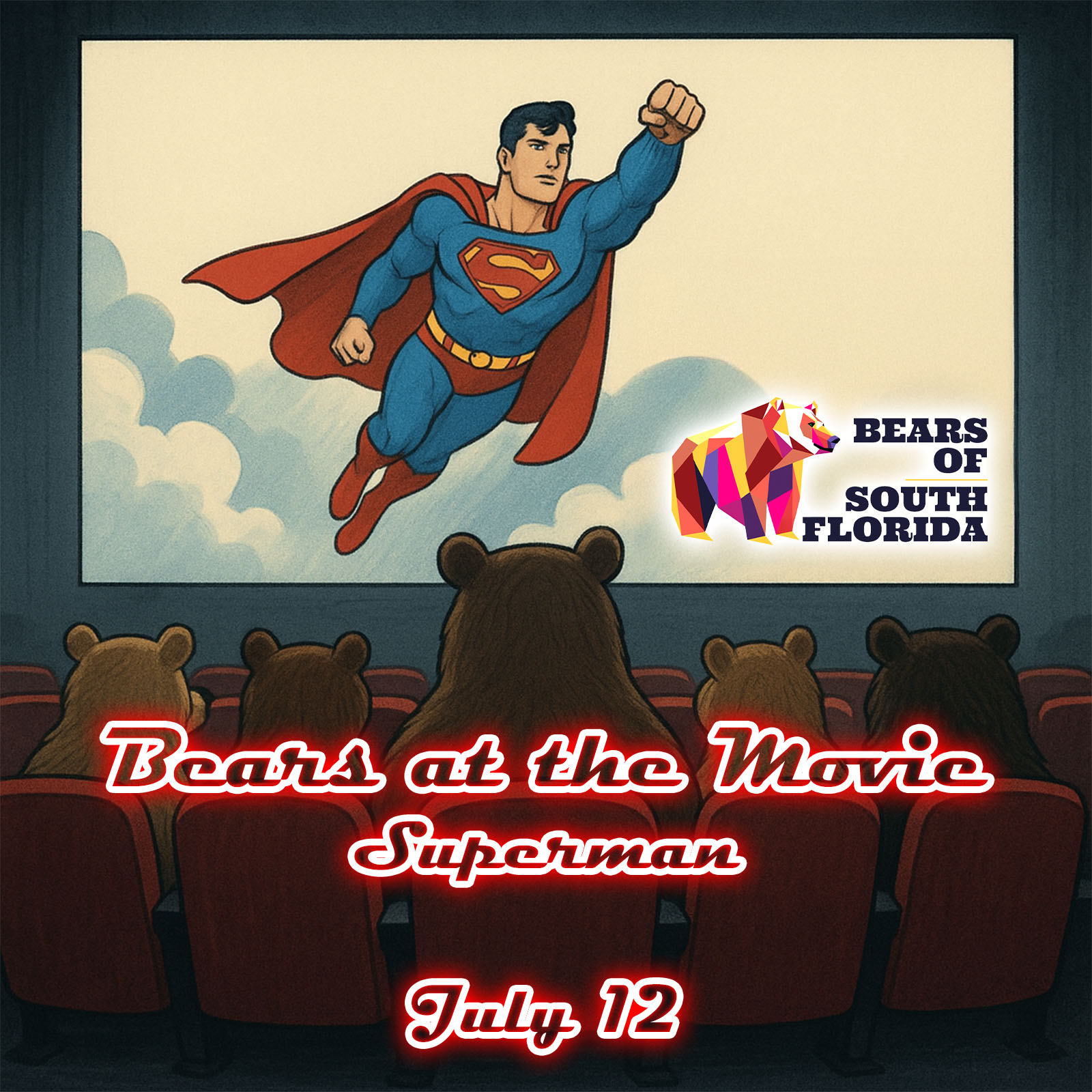 2025.07.12 BOSFL Bears at the Movie