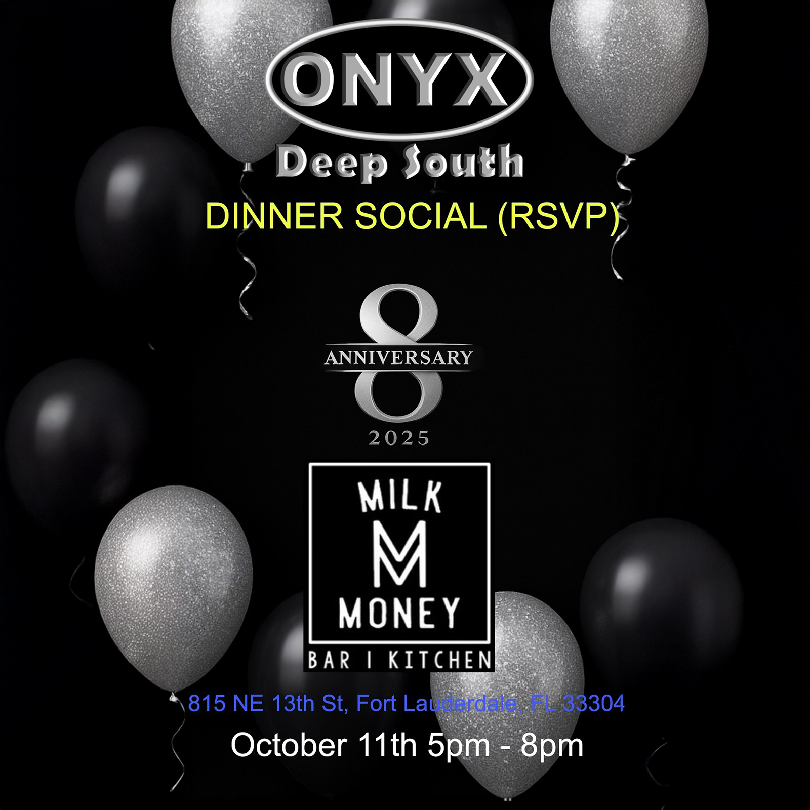 2025.10.11 Onyx Deep South Event 8th Anniversary Dinner Social