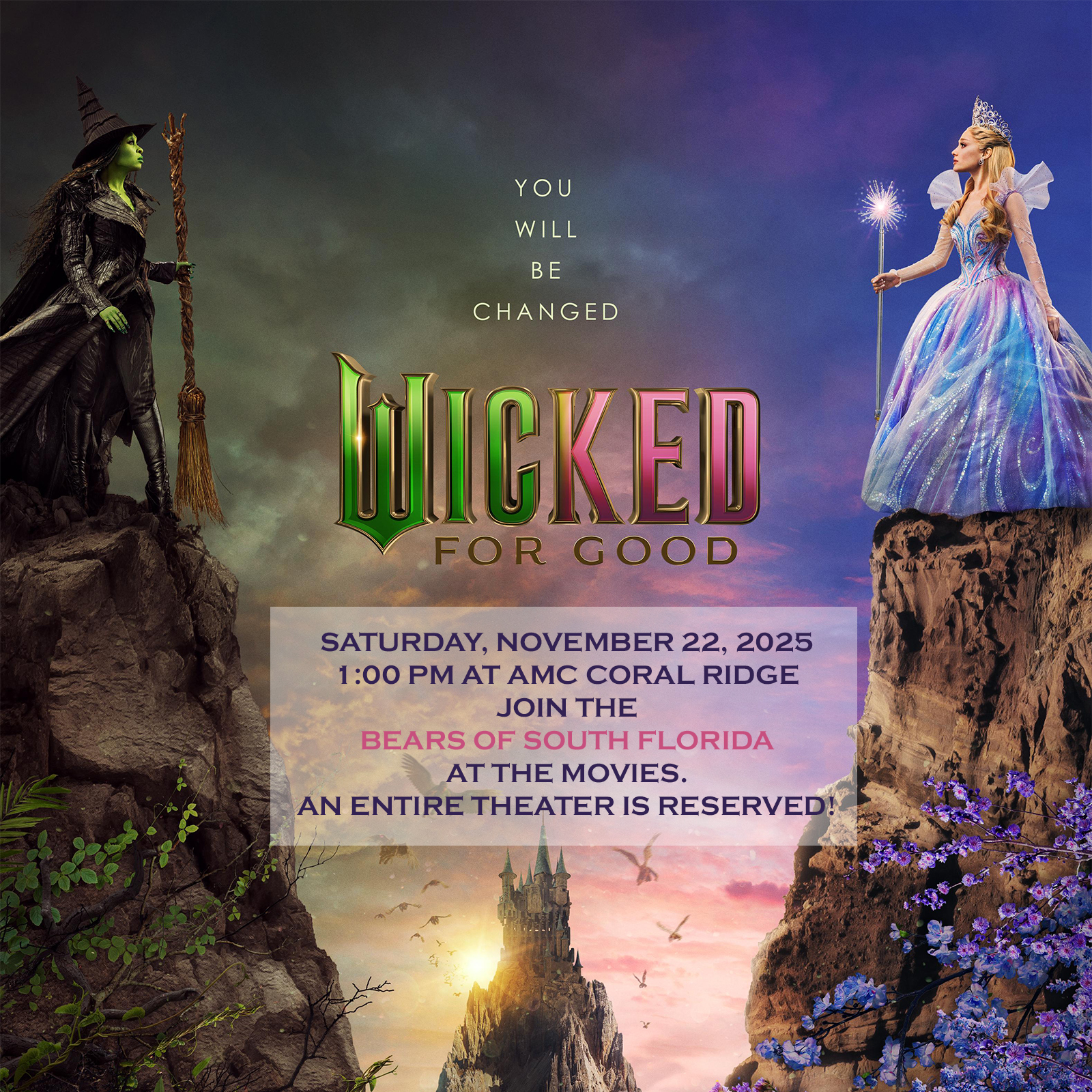 2025.11.22 BoSFL Bears at the Movies Wicked For Good