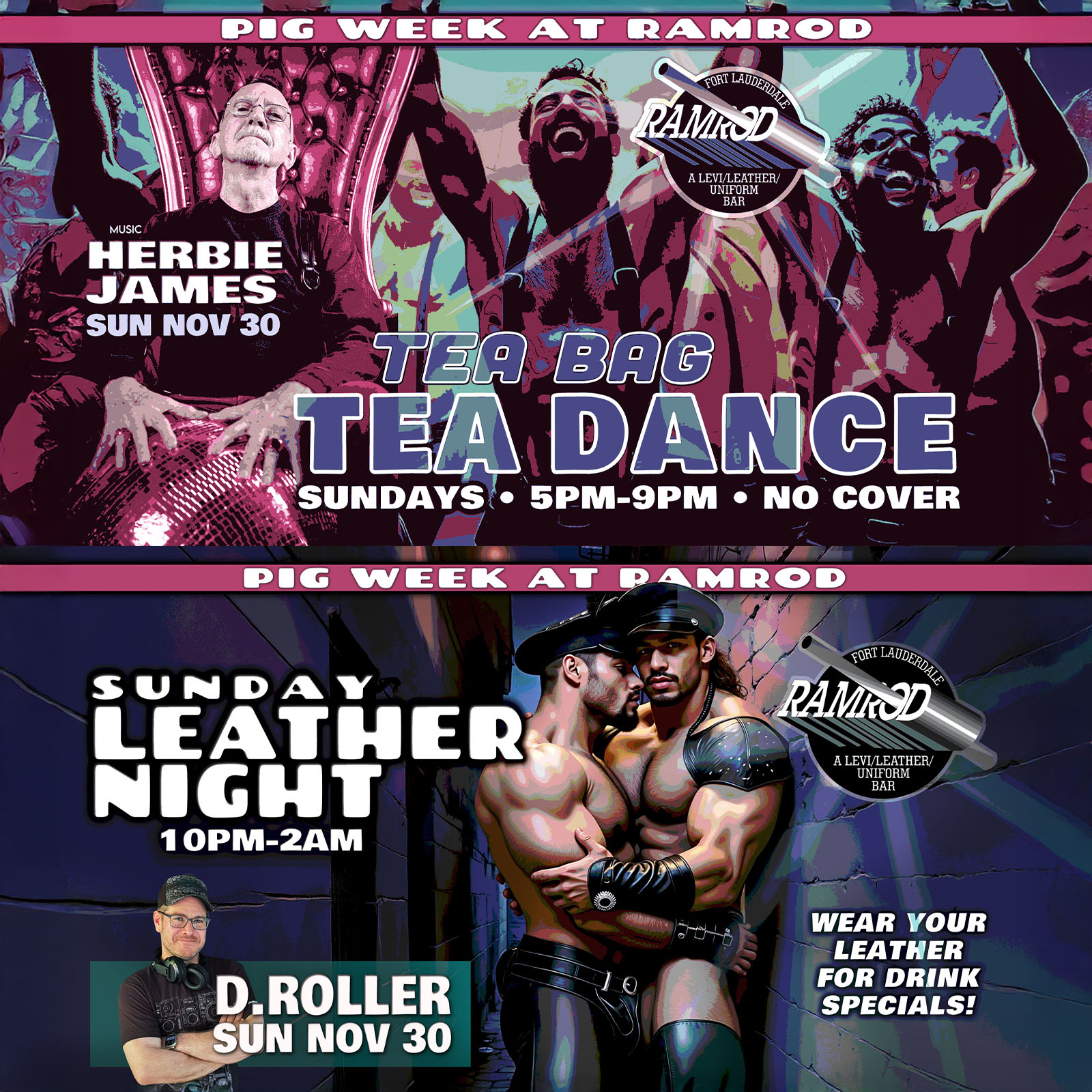 2025.11.30 Pig Week Ramrod Event Sunday Leather Night