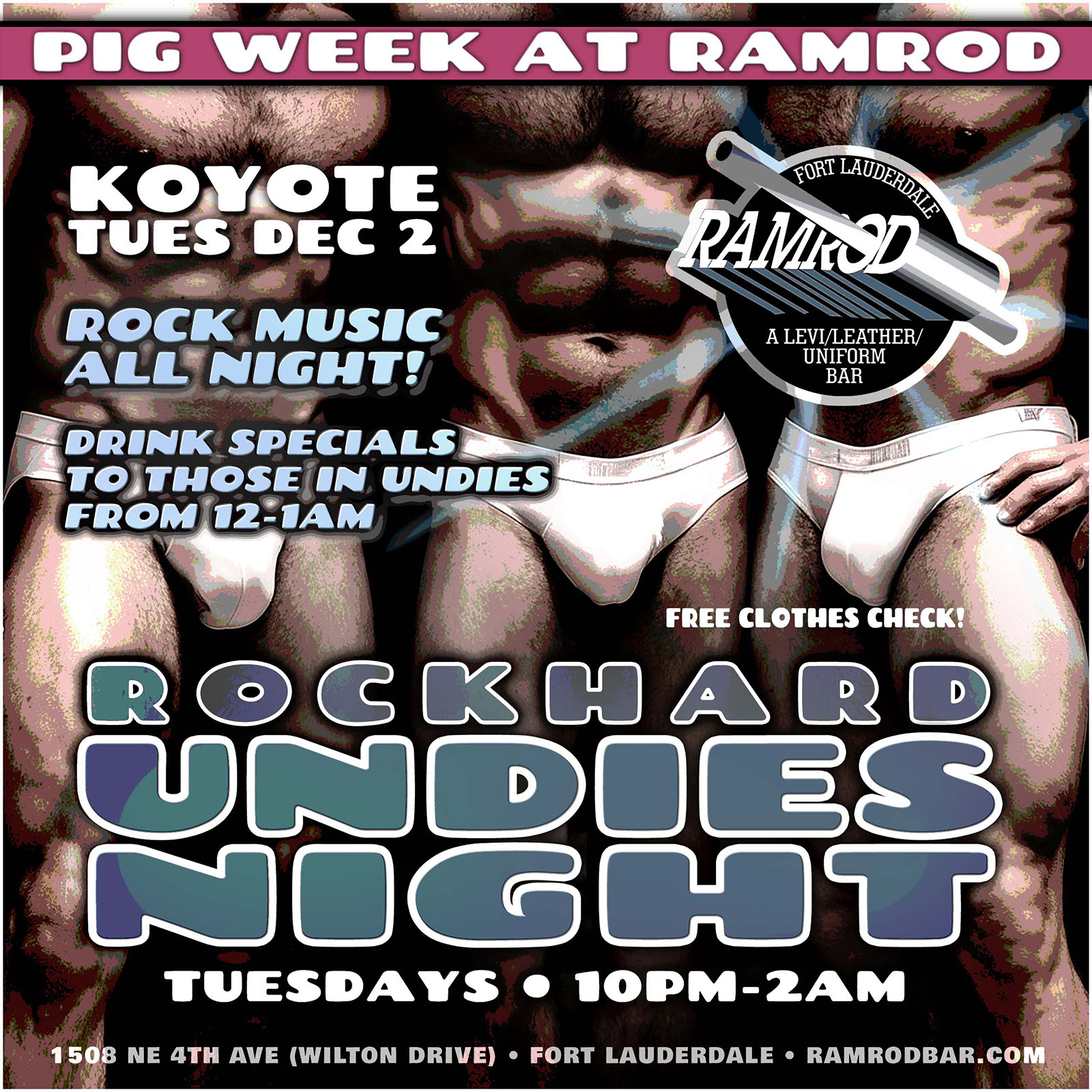 2025.12.02 Pig Week Rock Hard Undies Night Ramrod Event