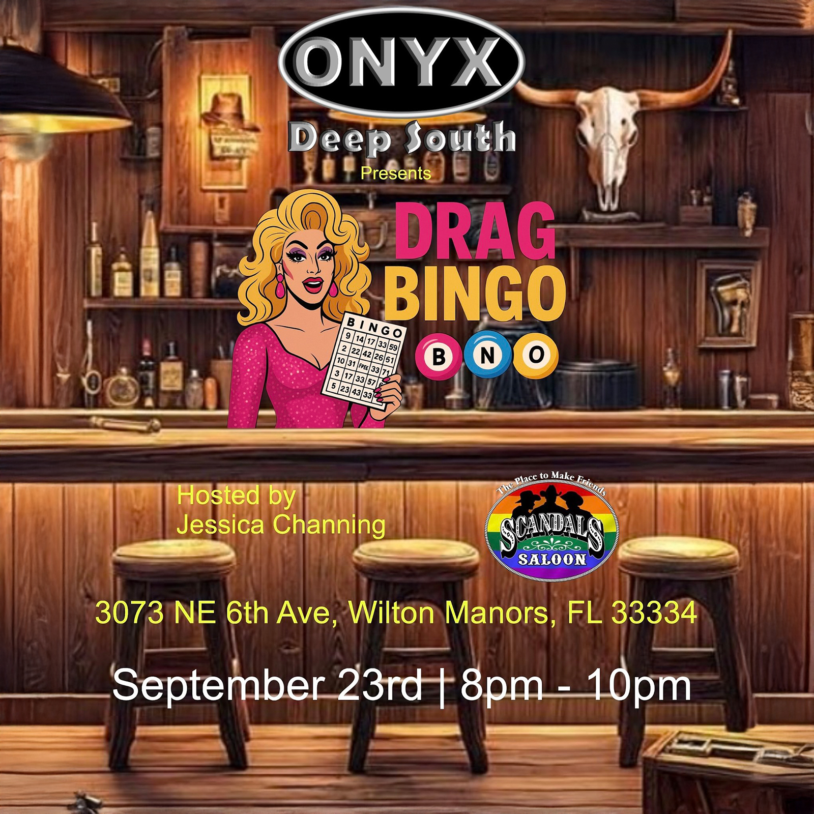 20250923 Onyx Deep South Event Drag Bingo