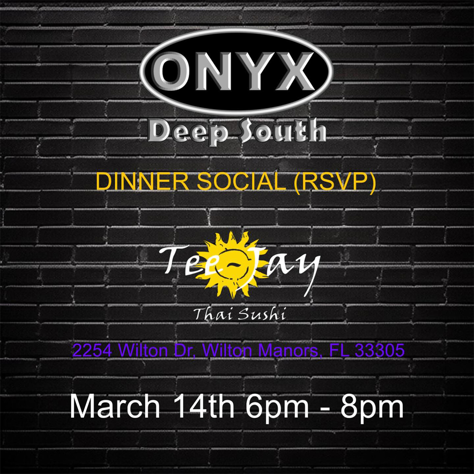 2026.03.14 Sat Onyx Dinner