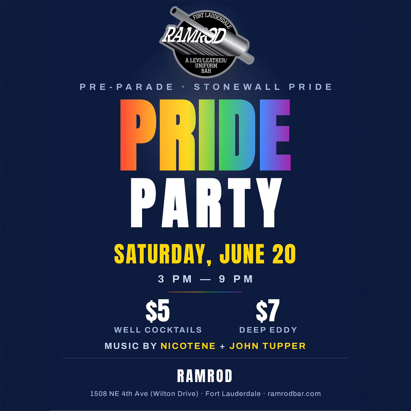 2026.06.20 Sat Ramrod pride