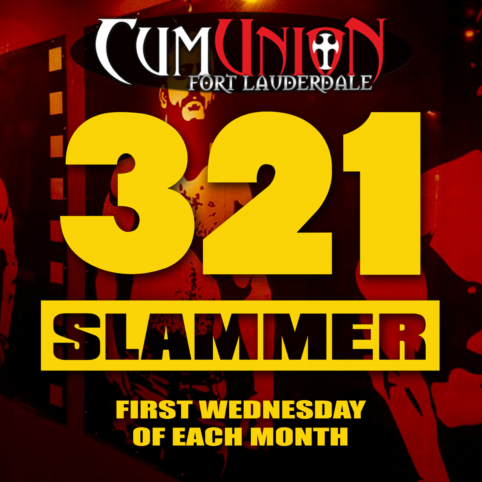 The CumUnion Sex Party is on the the First Wednesday of every month at 321 Slammer