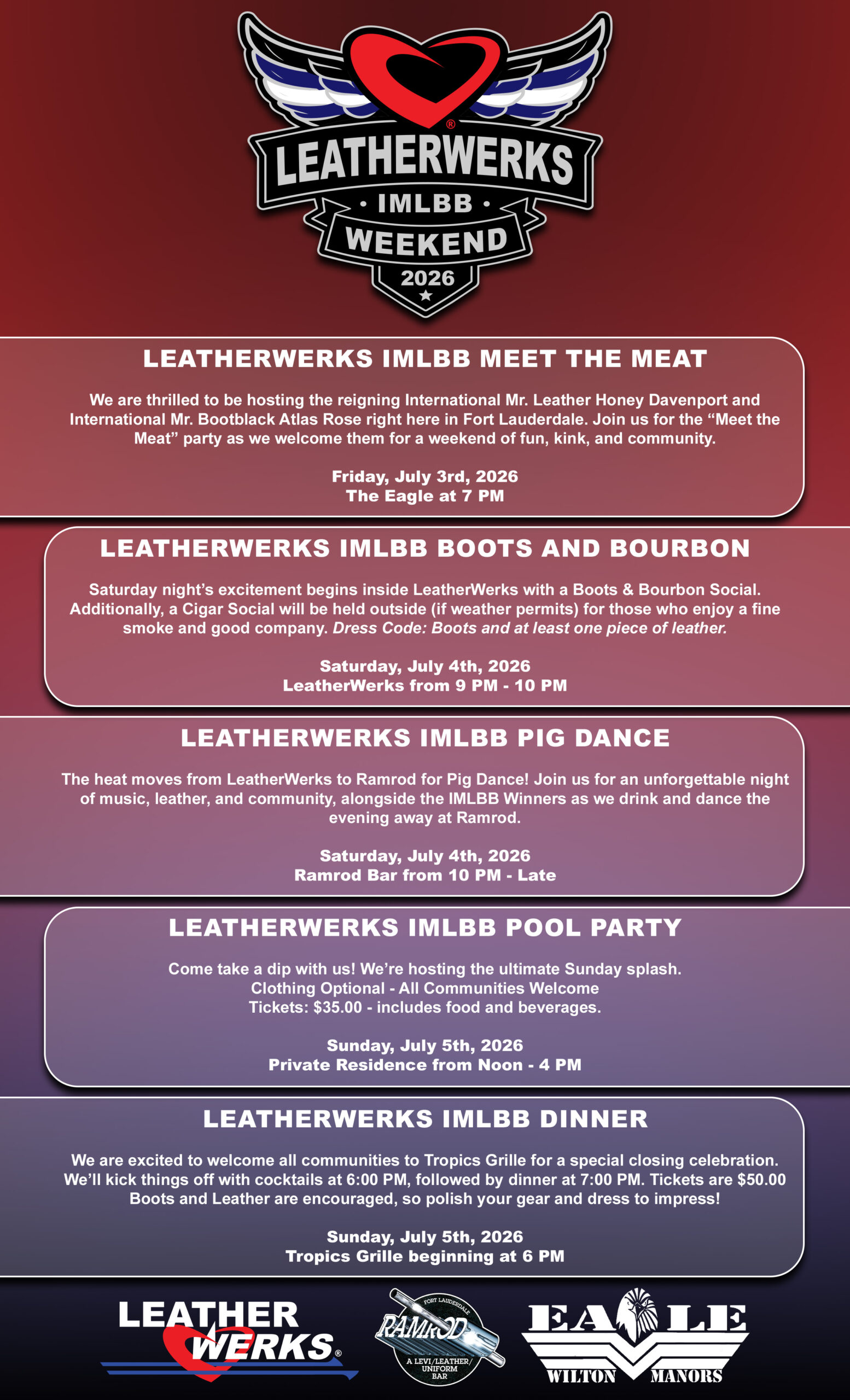 IMLBB WEEKEND PRINT POSTER