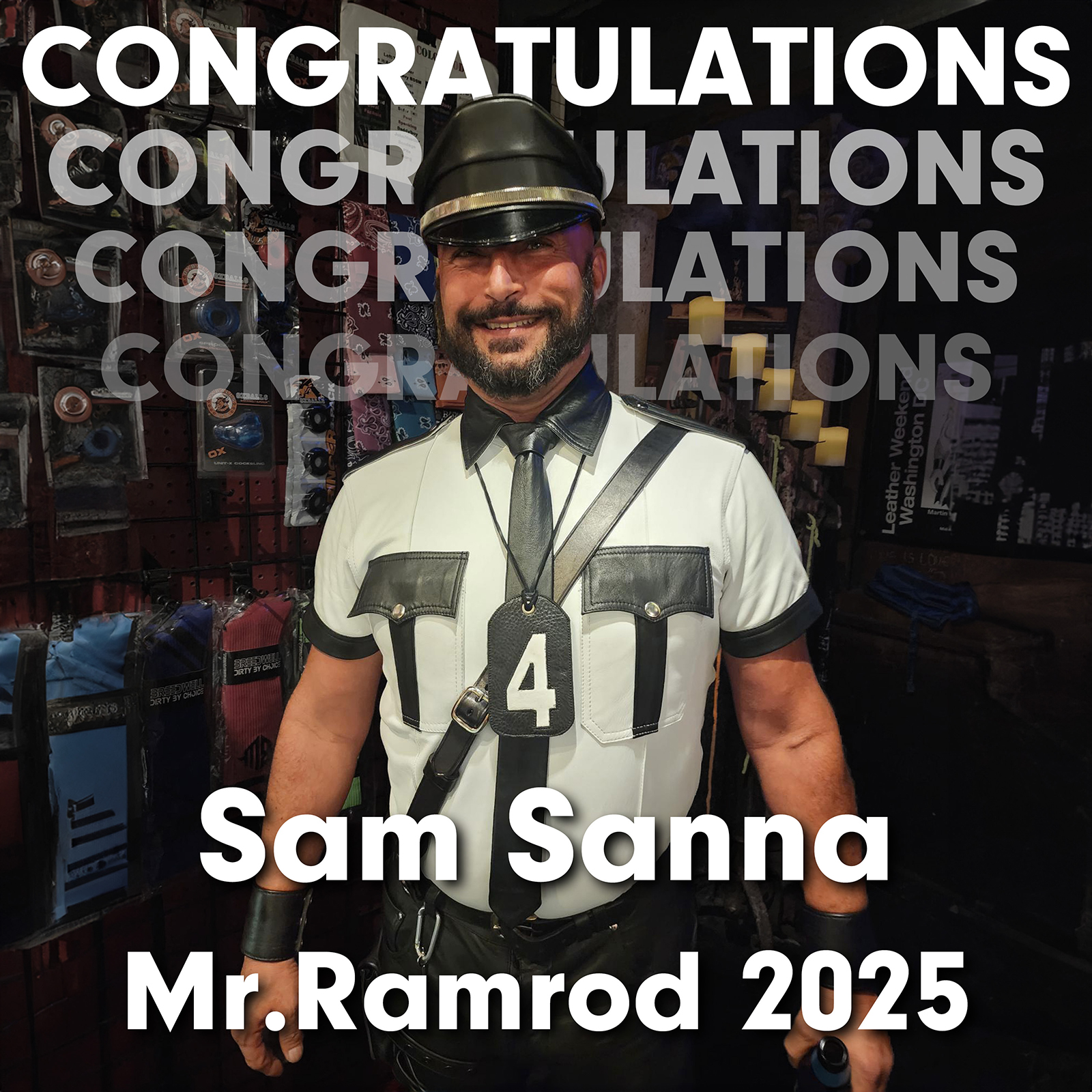 Congratulations to Mister Ramrod 2025 Sam Sanna