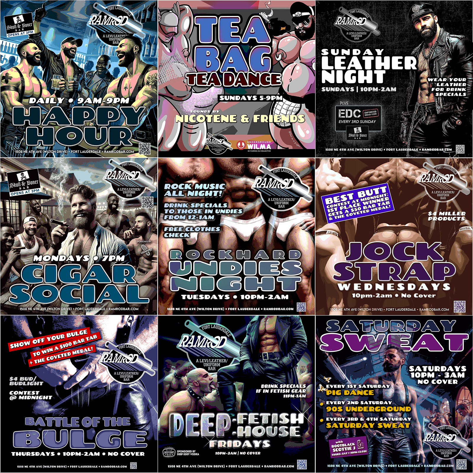Ramrod Bar Weekly Events 1