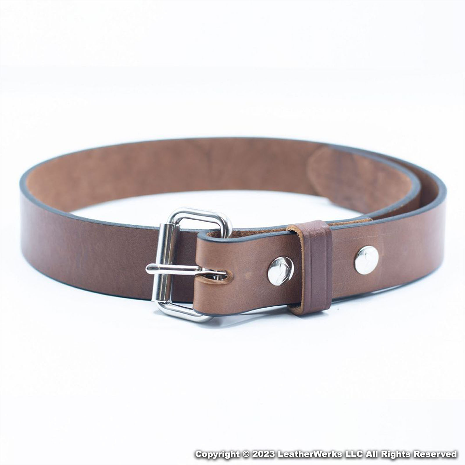 2415XX LW 1.5 In Rich Brown Belt LW 1.5 In Rich Brown Belt