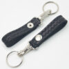 Snap Key Holder Basket Weave Detail