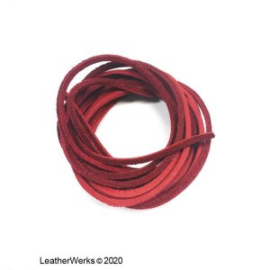 34004101 Red Leather Lace