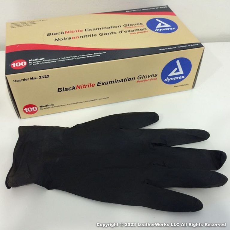 Nitrile Glove Black Box of 100
