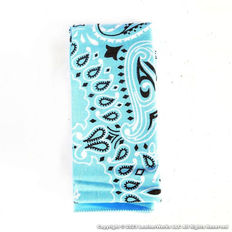 Light Blue Hanky LeatherWerks