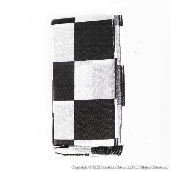 Black White Checkered Hanky