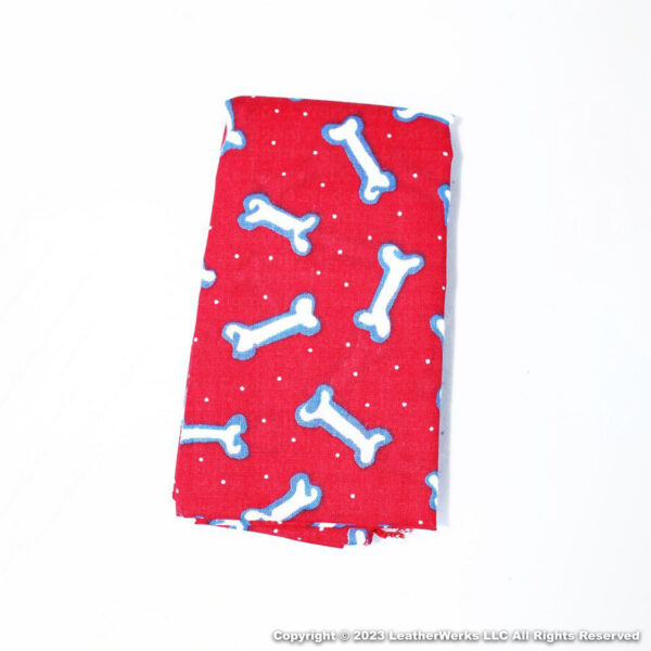 Tossed Bones Red Hanky