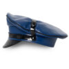 Biker Cover Blue Black Pipe Side