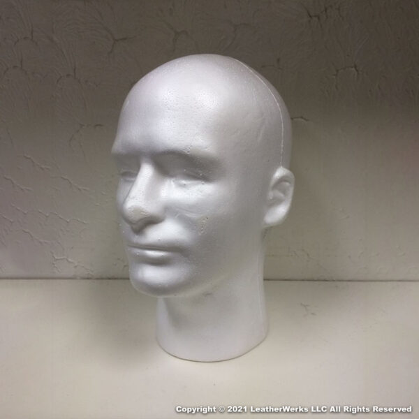 Male Styrofoam Head