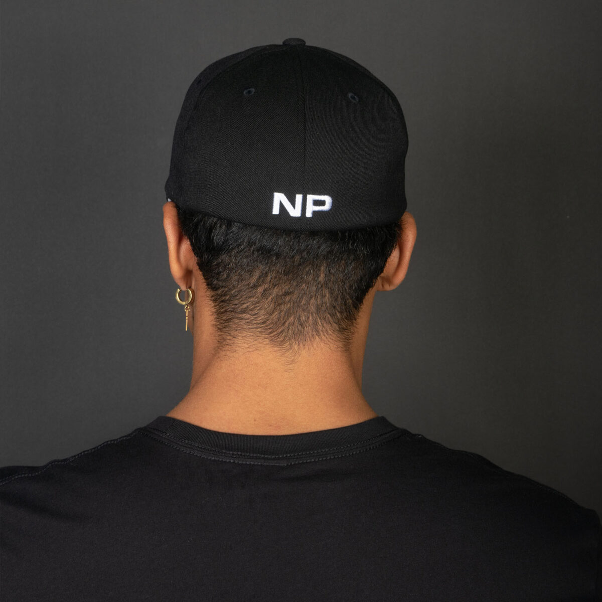 Nasty Pig Snout Cap Black and White Rear