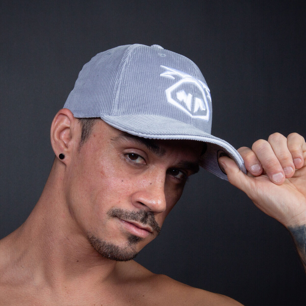 Nasty Pig Cord Snout Cap Gray Lifestyle