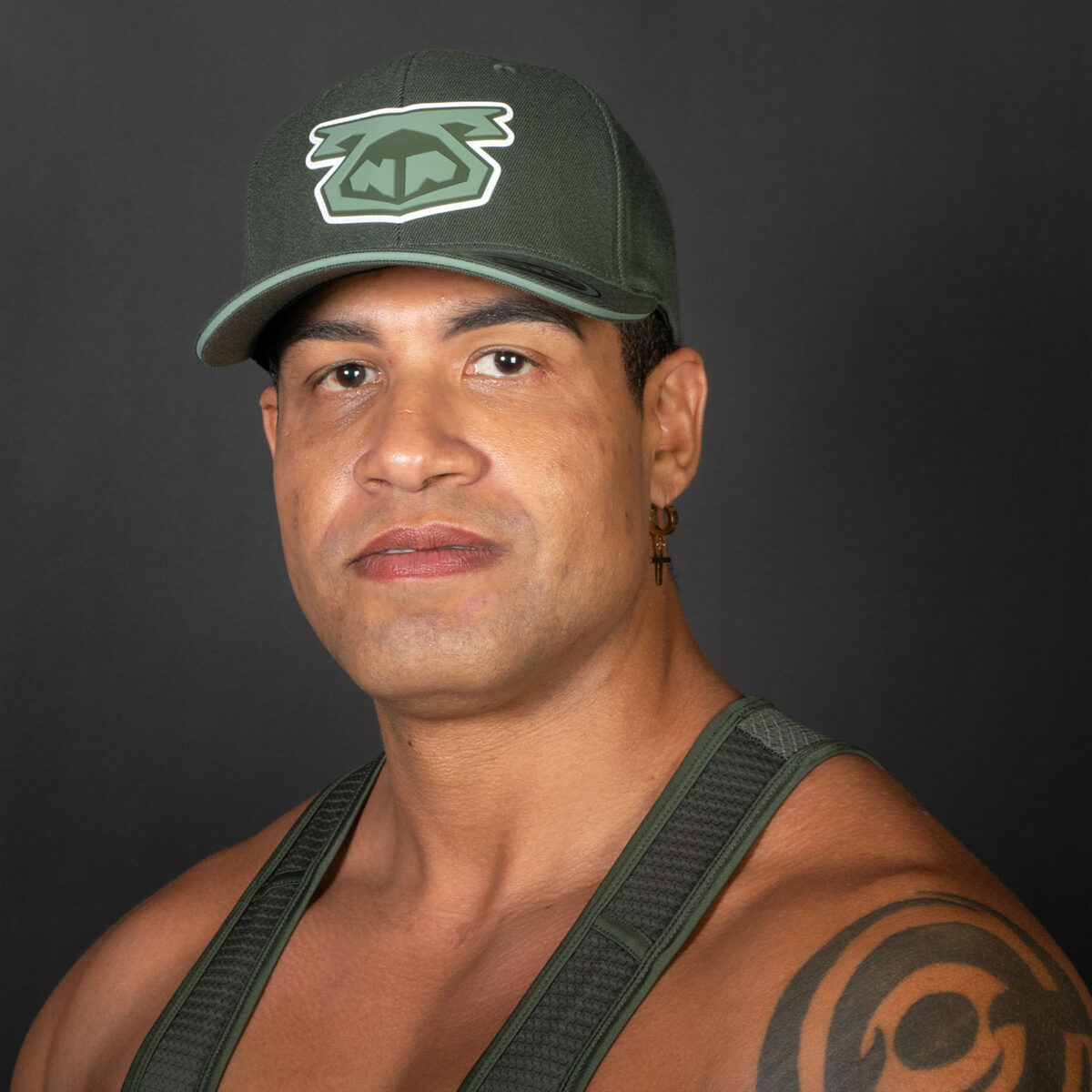 Nasty Pig Snout Cap Green and White Front