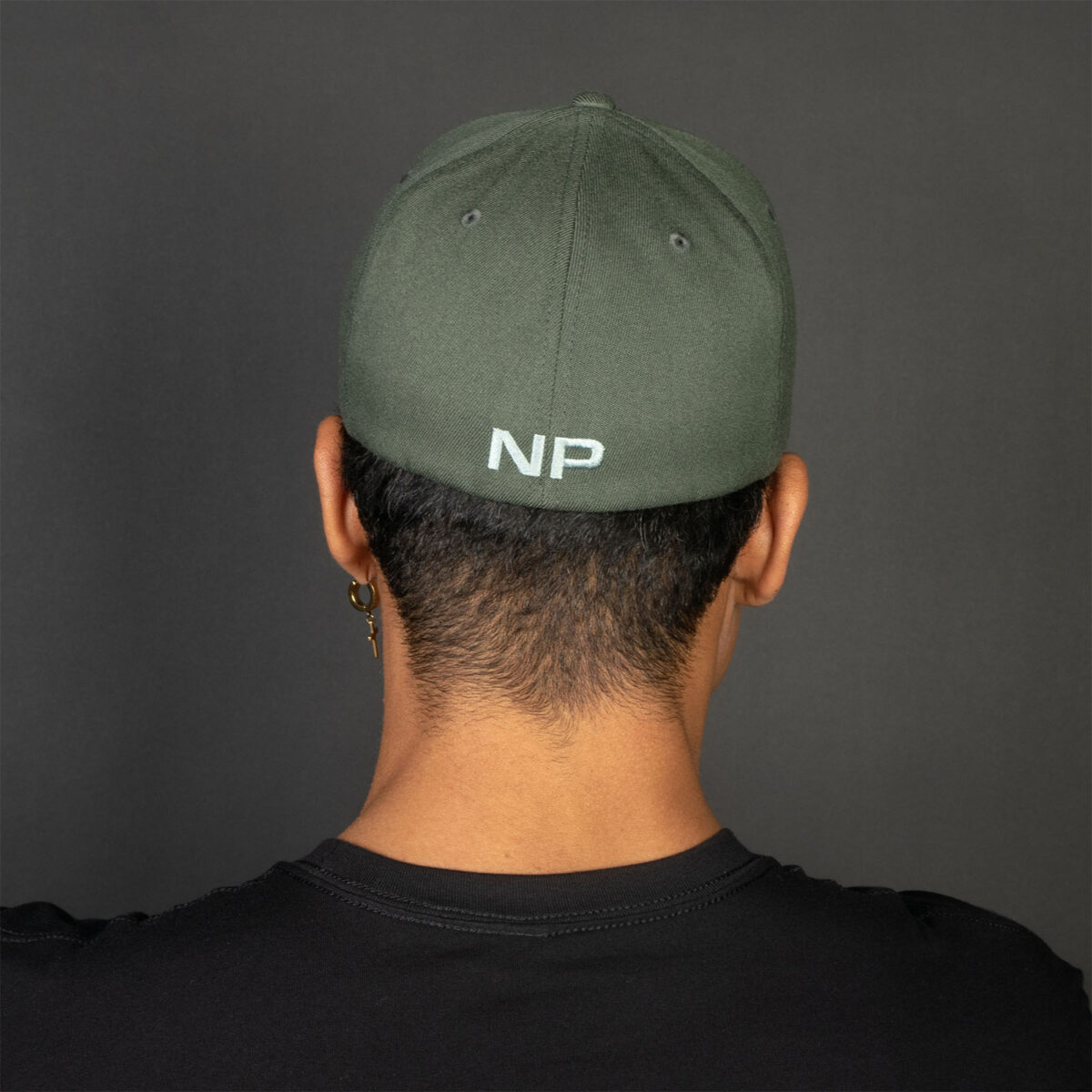 Nasty Pig Snout Cap Green and White Rear