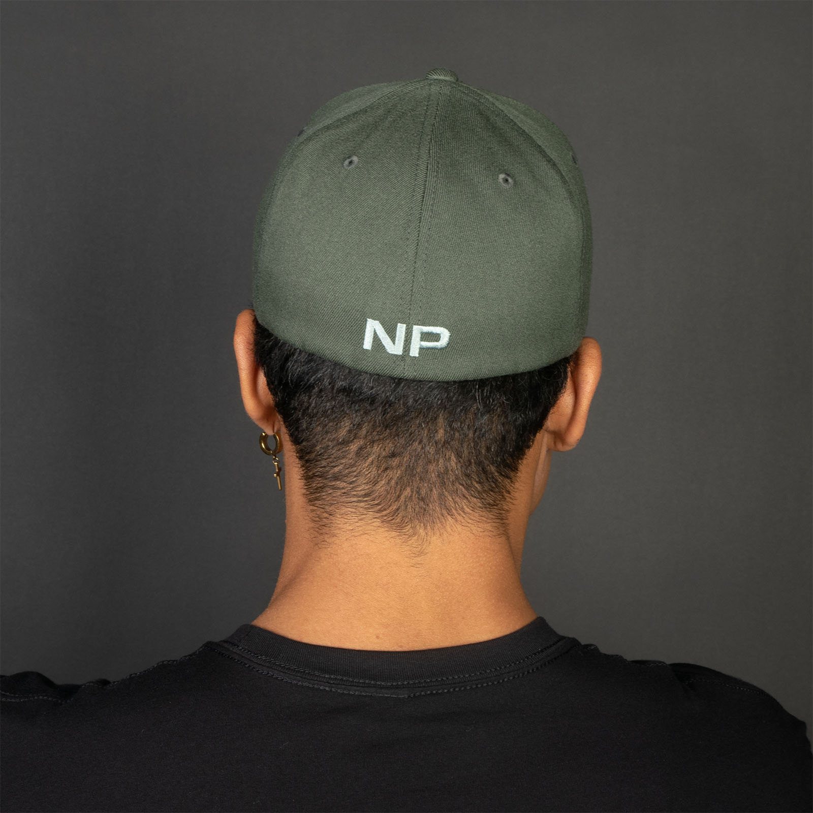 Nasty Pig Snout Cap Green and White Rear