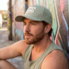 Nasty Pig Sage Green Snout Cap Front