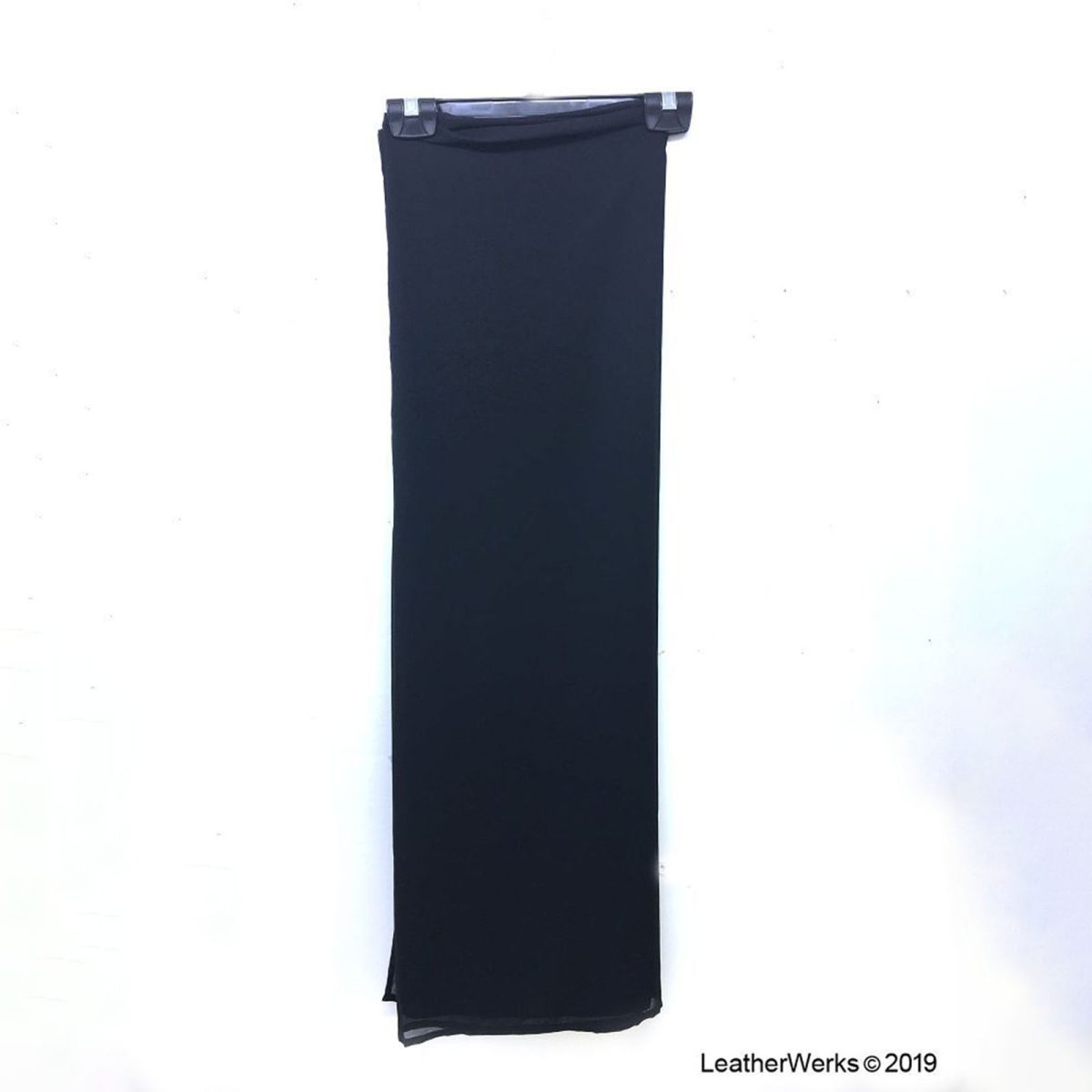 Fringeless Black Sarong