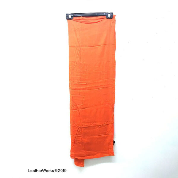 Fringeless Orange Sarong