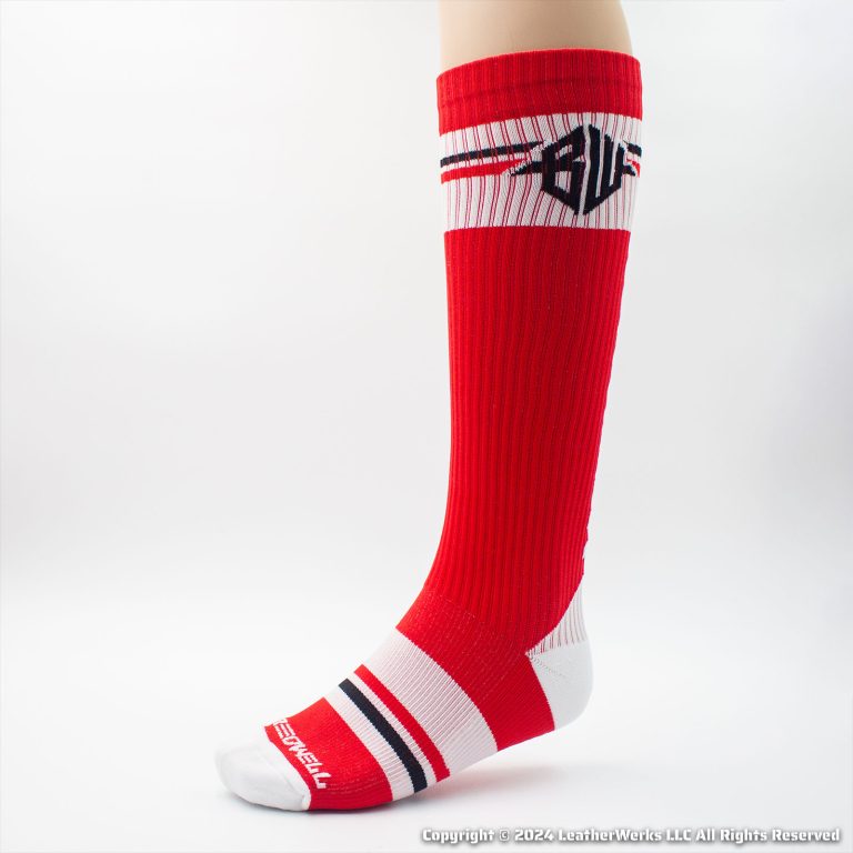 Breedwell Locker Room Sock Red Lateral