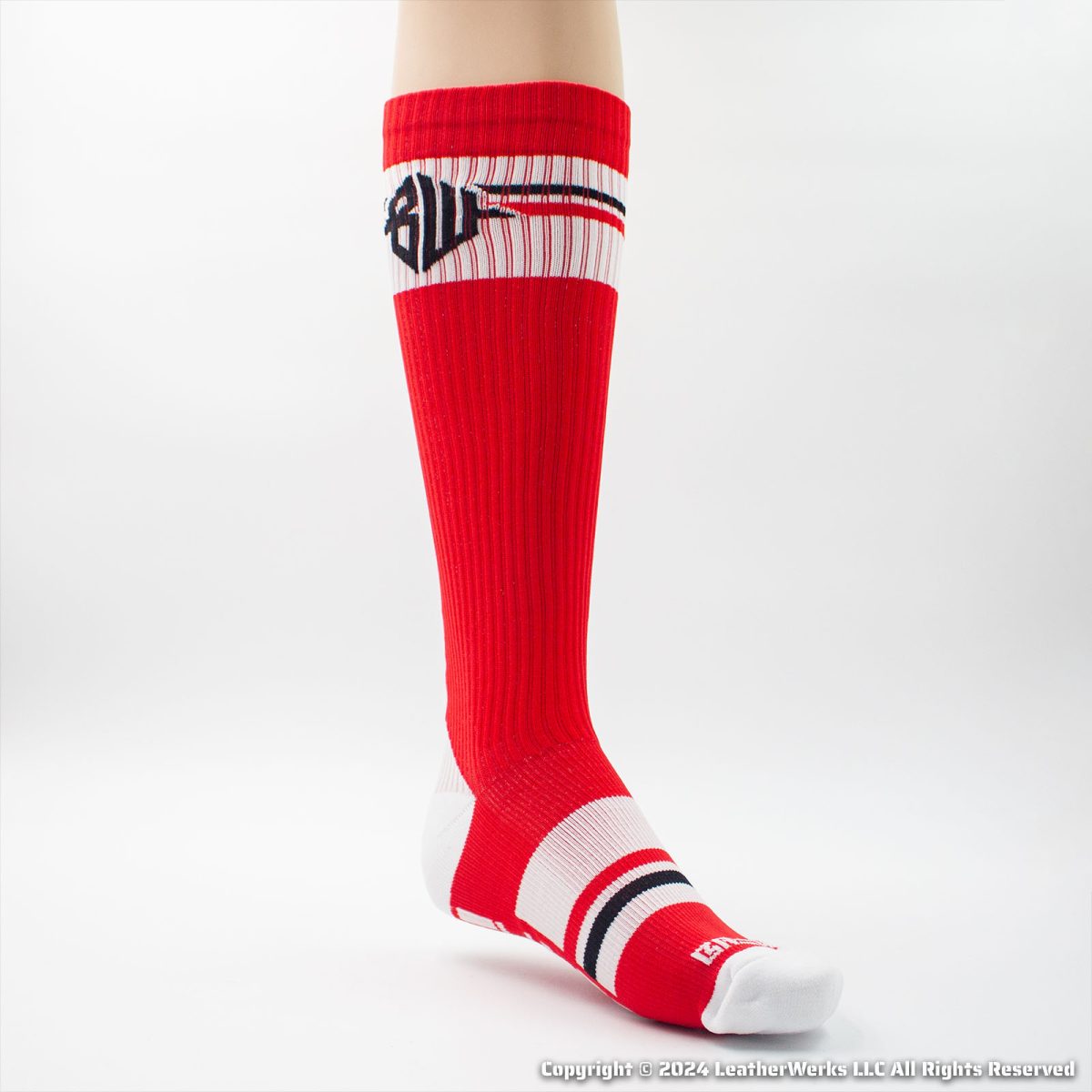 Breedwell Locker Room Sock Red Medial