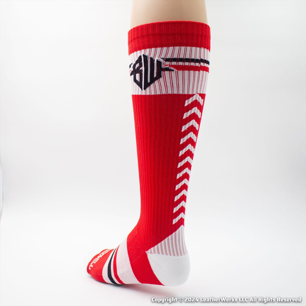 Breedwell Locker Room Sock Red Rear