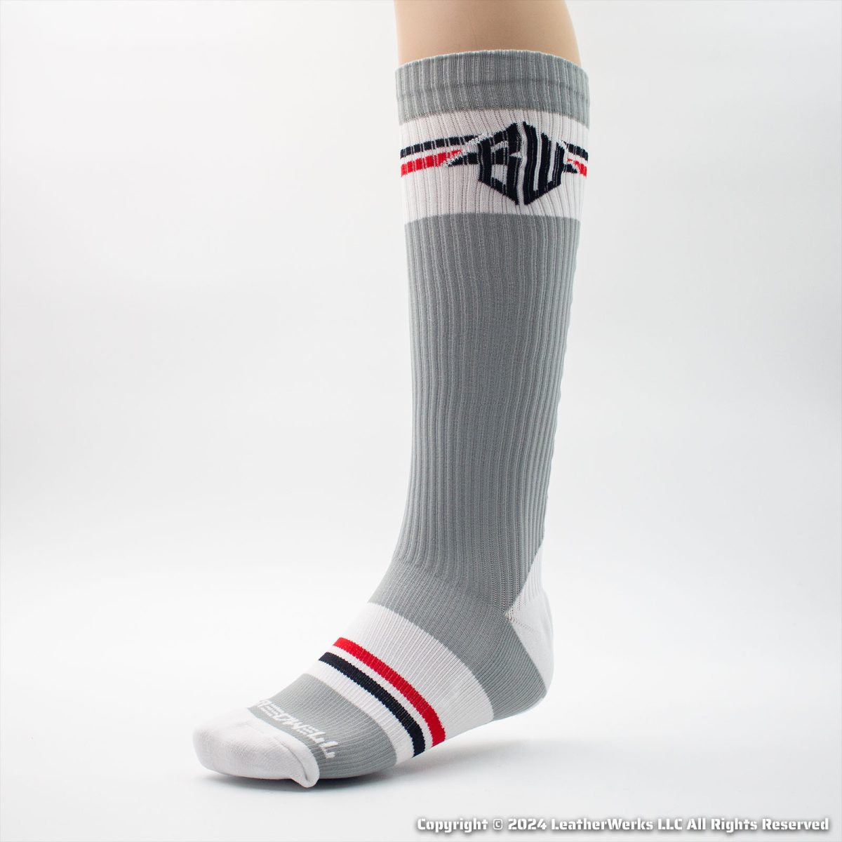 Breedwell Locker Room Sock Gray Lateral