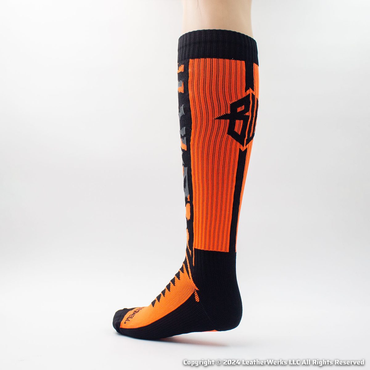 Breedwell Neo Camo Sock Neon Orange Rear