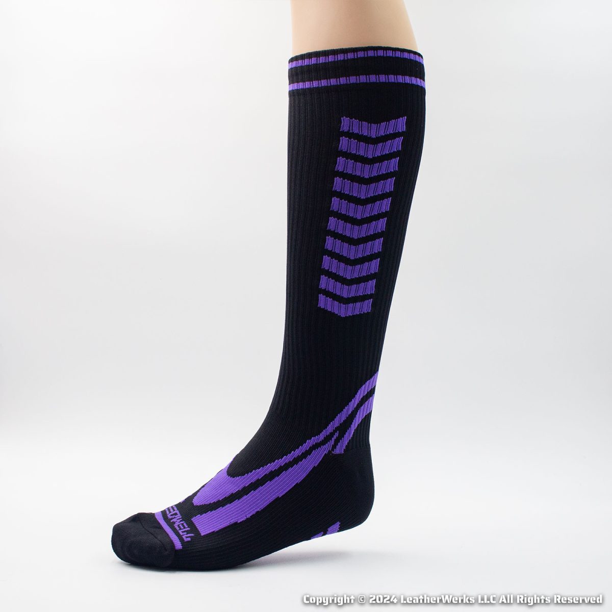 Breedwell Daycrawler Sock Purple Lateral