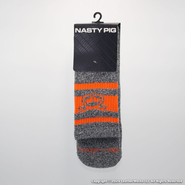 Nasty Pig Hookd Up Sock Gray Orange