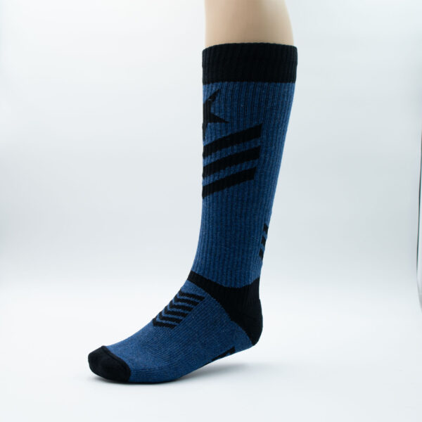 Breedwell Cockpit Sock Navy Lateral