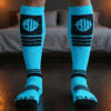 Breedwell Hypnotix Socks Aqua Blue Front
