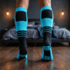 Breedwell Hypnotix Socks Aqua Blue Rear