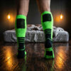 Breedwell Hypnotix Socks Neon Green Rear