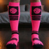 Breedwell Hypnotix Socks Neon Pink Front