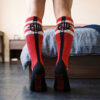 Breedwell Retro Remix Socks Red Rear