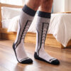Sir Splurge Socks Gray Heather Front