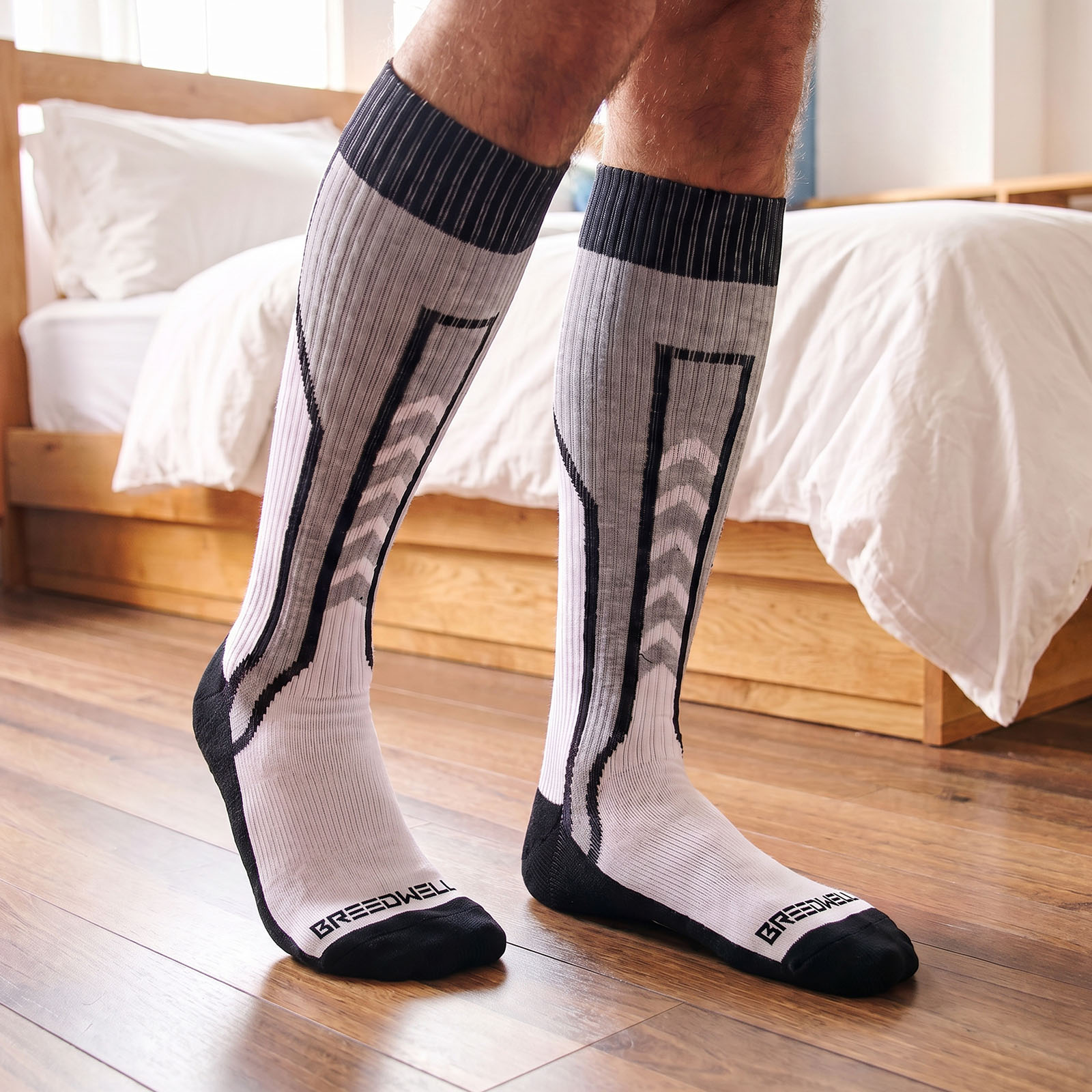 Sir Splurge Socks Gray Heather Front Sir Splurge Socks Gray Heather Front