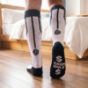 Sir Splurge Socks Gray Heather Rear