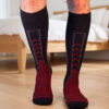 Sir Splurge Socks Oxblood Front
