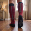 Sir Splurge Socks Oxblood Rear